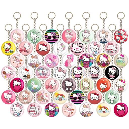 جاکلیدی خندالو مدل هلو کیتی Hello Kitty کد 13 مجموعه 50 عددی